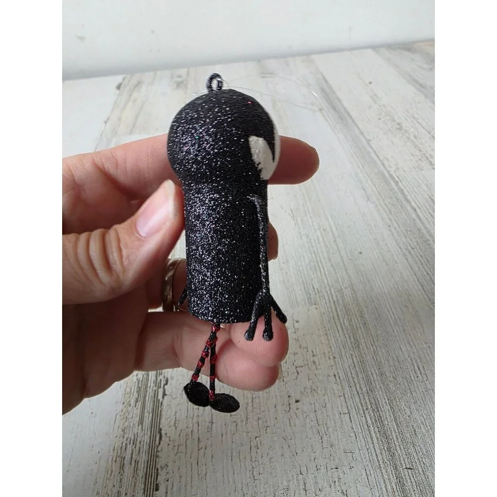 Vintage Pier 1 glitter Dracula ornament‎ Halloween jointed tree